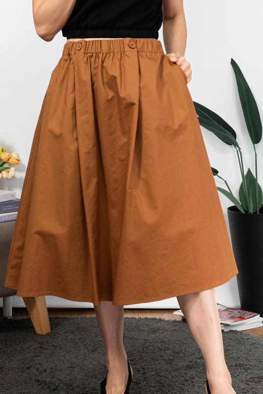 Angelica Skirt (Khaki)