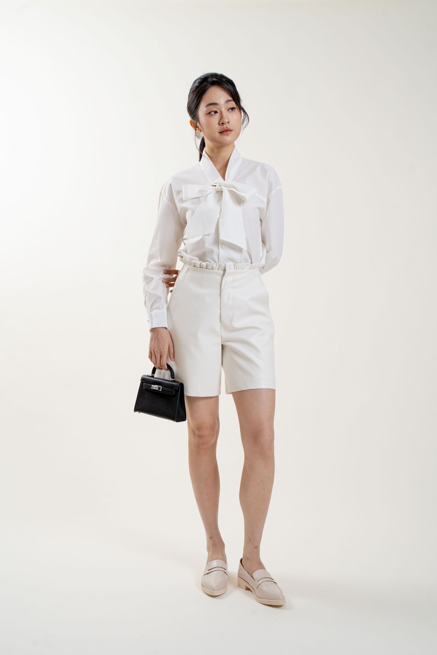 Bow Time Top (White)