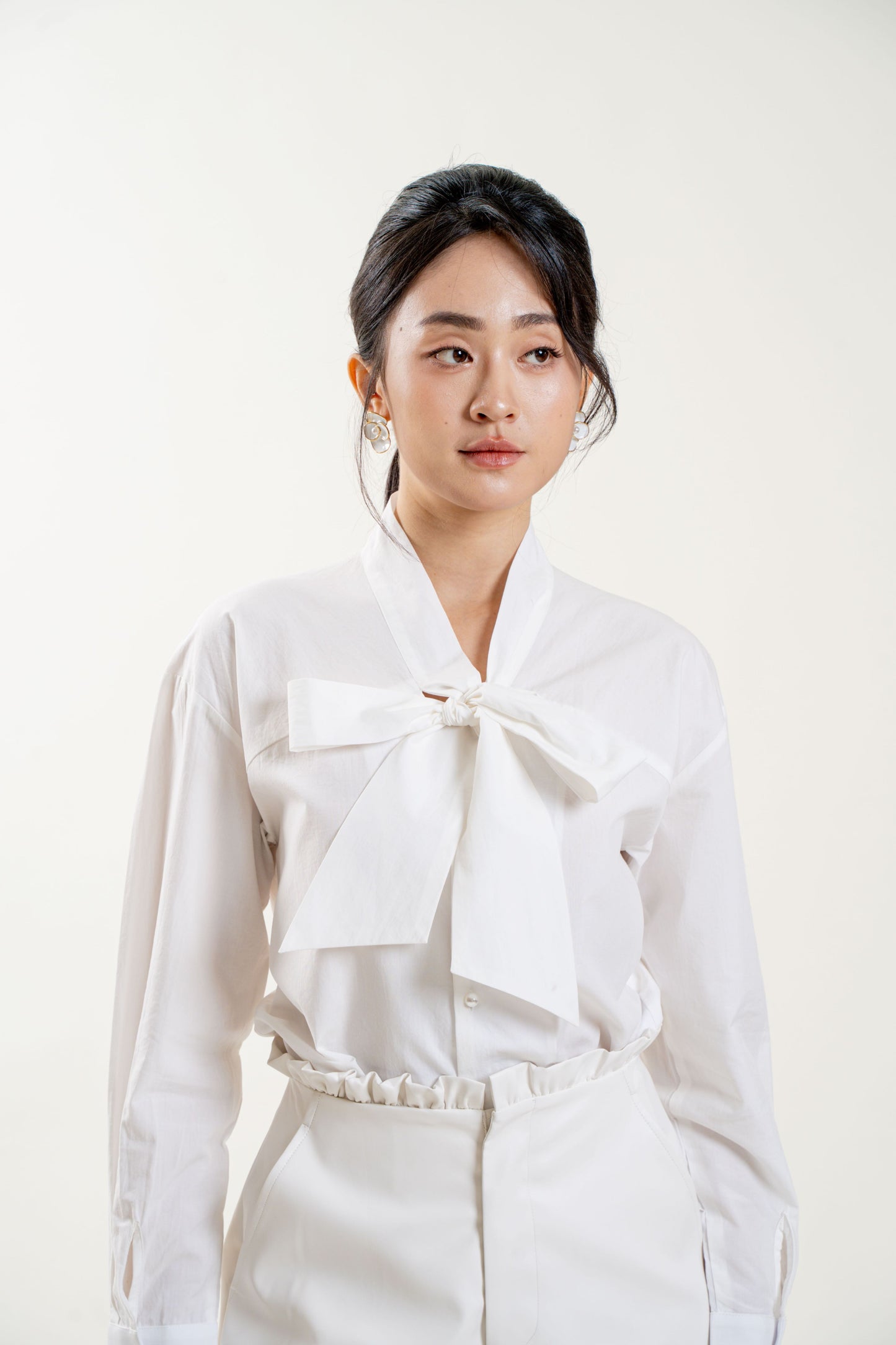 Bow Time Top (White)