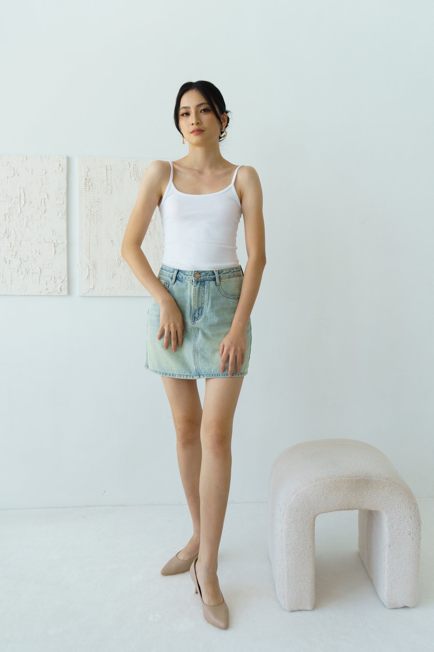 Denim Skirt (Denim Bright)