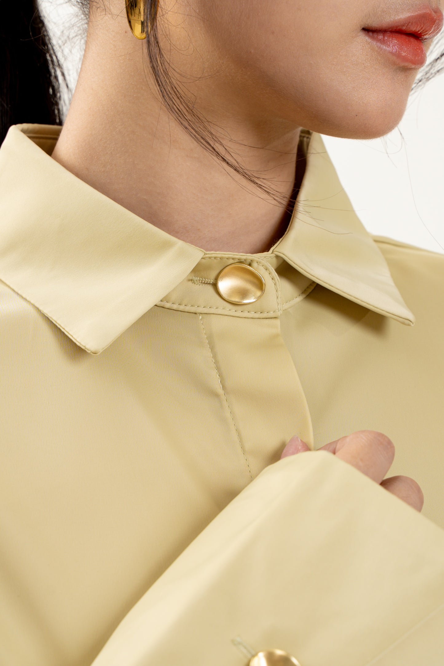 Gilded Pearl Top (Olive)