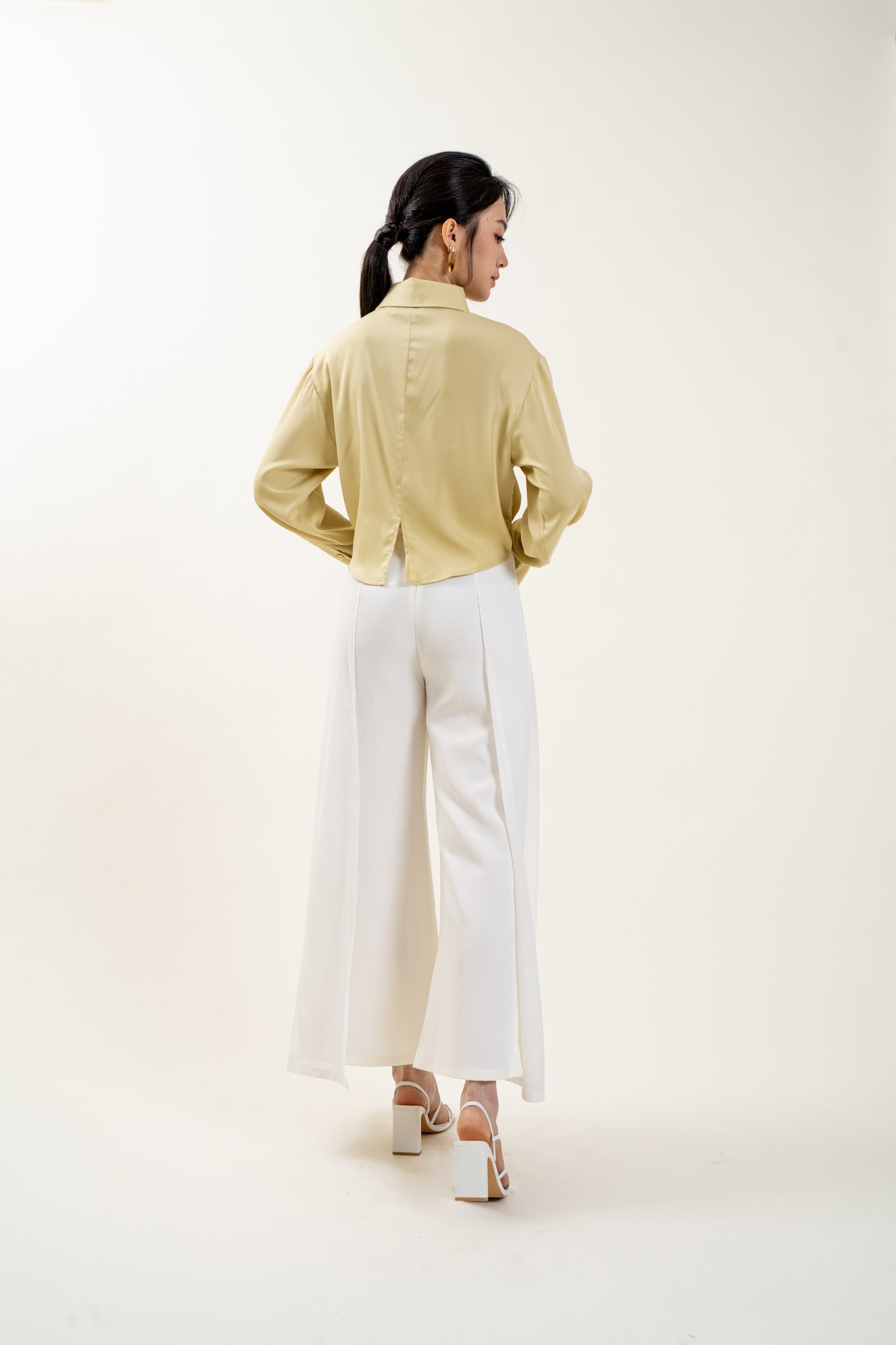 Gilded Pearl Top (Olive)
