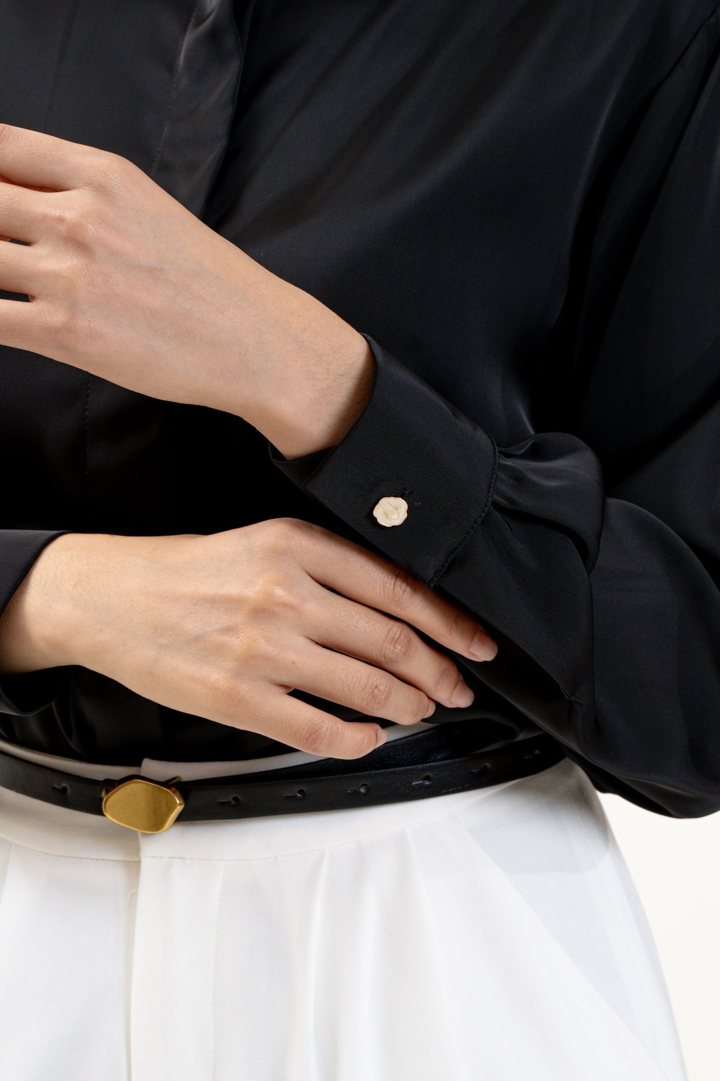 Trinity Silk Top(Black)