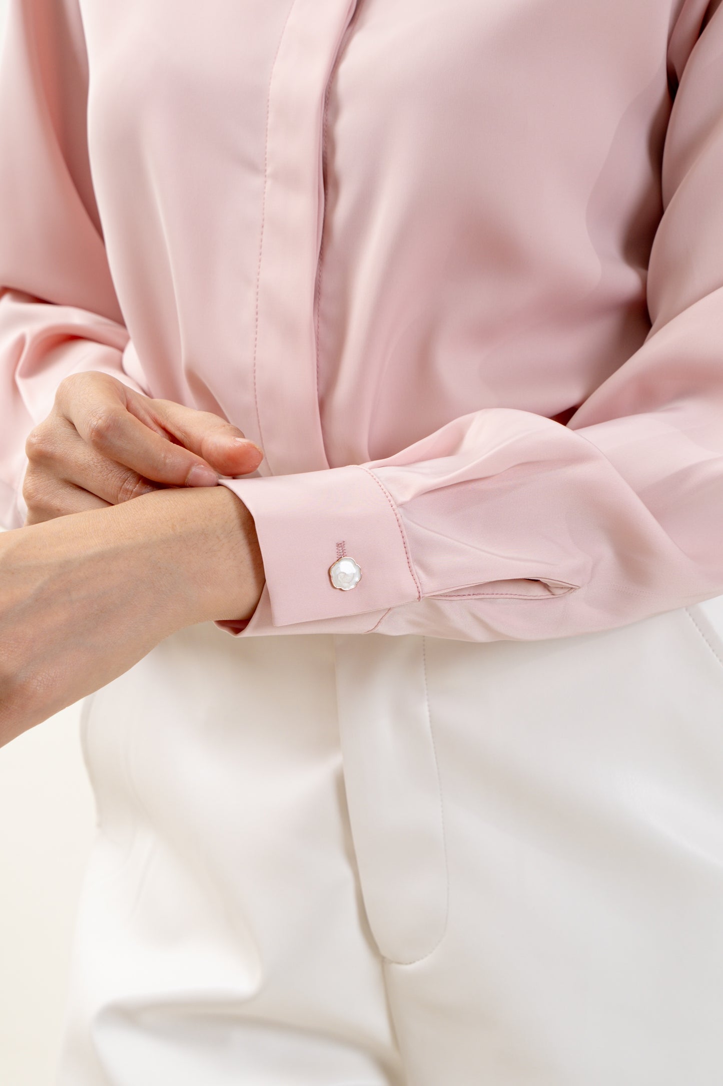 Trinity Silk Top(Pink)