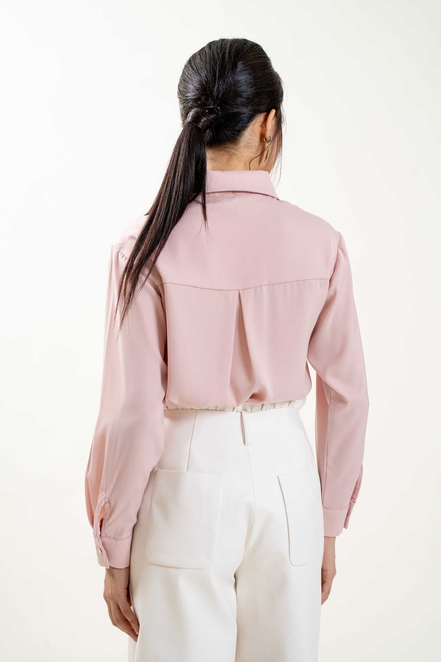 Trinity Silk Top(Pink)
