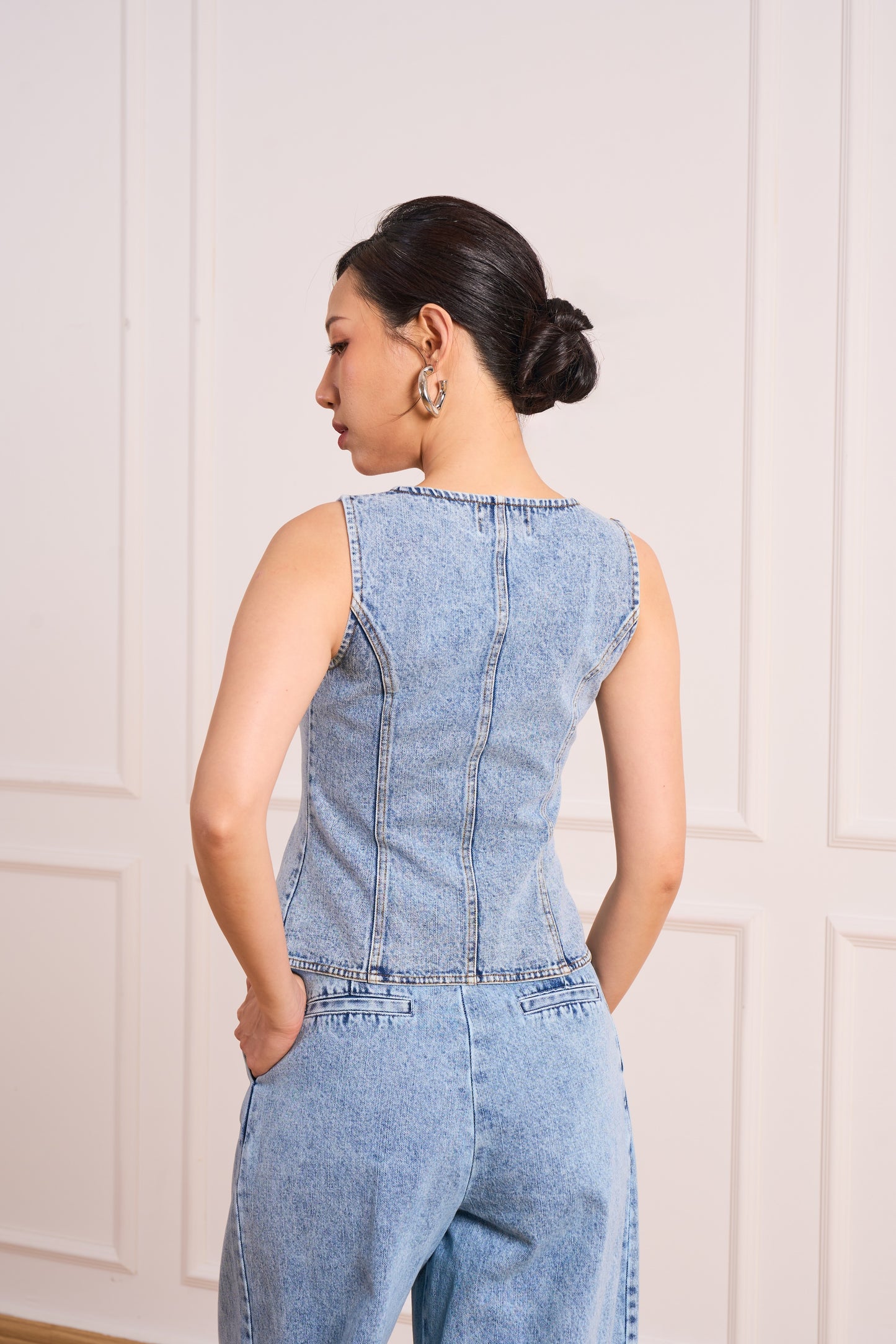 Deno Top(Light Denim)