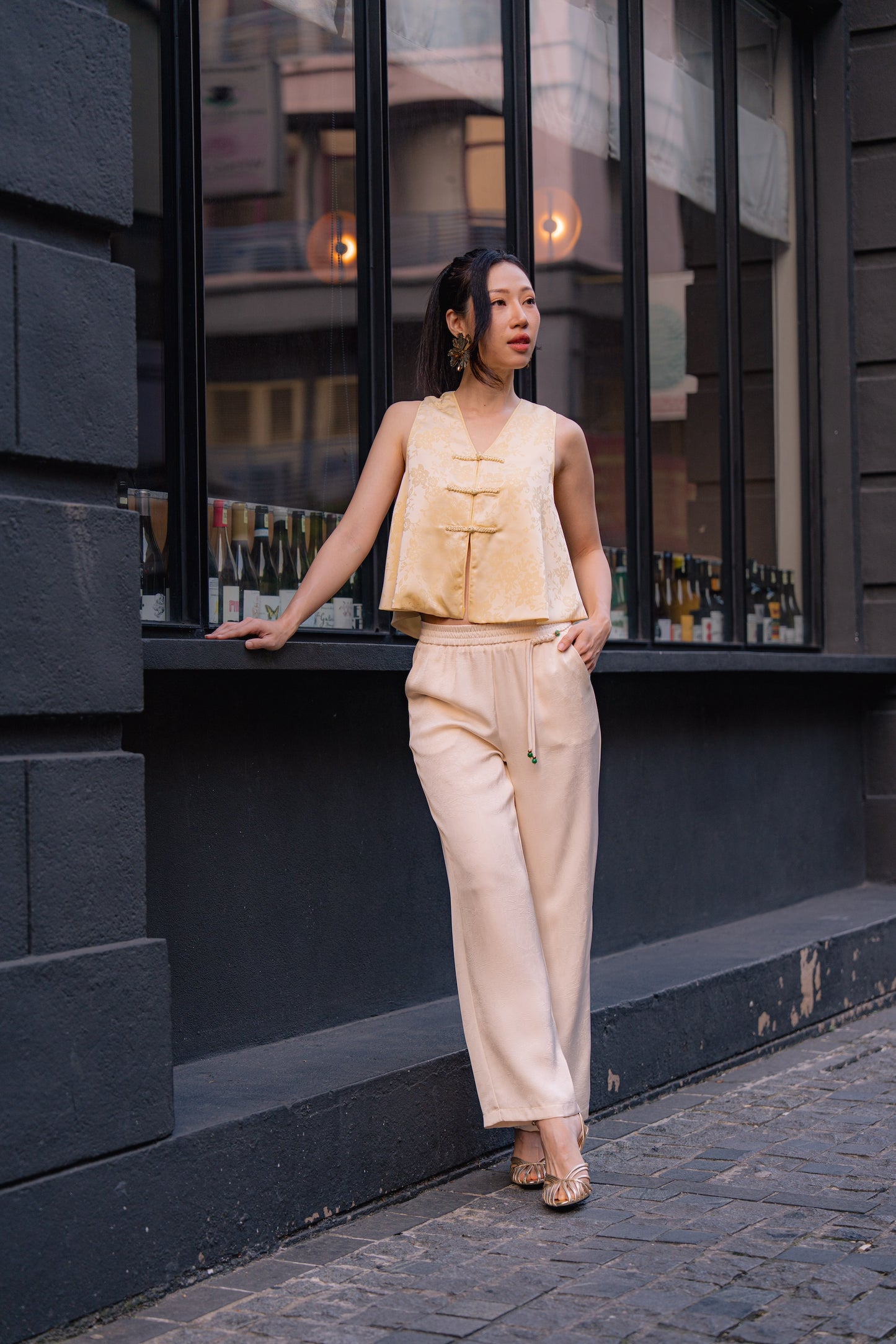 Yun Sleeveless Top(Yellow)