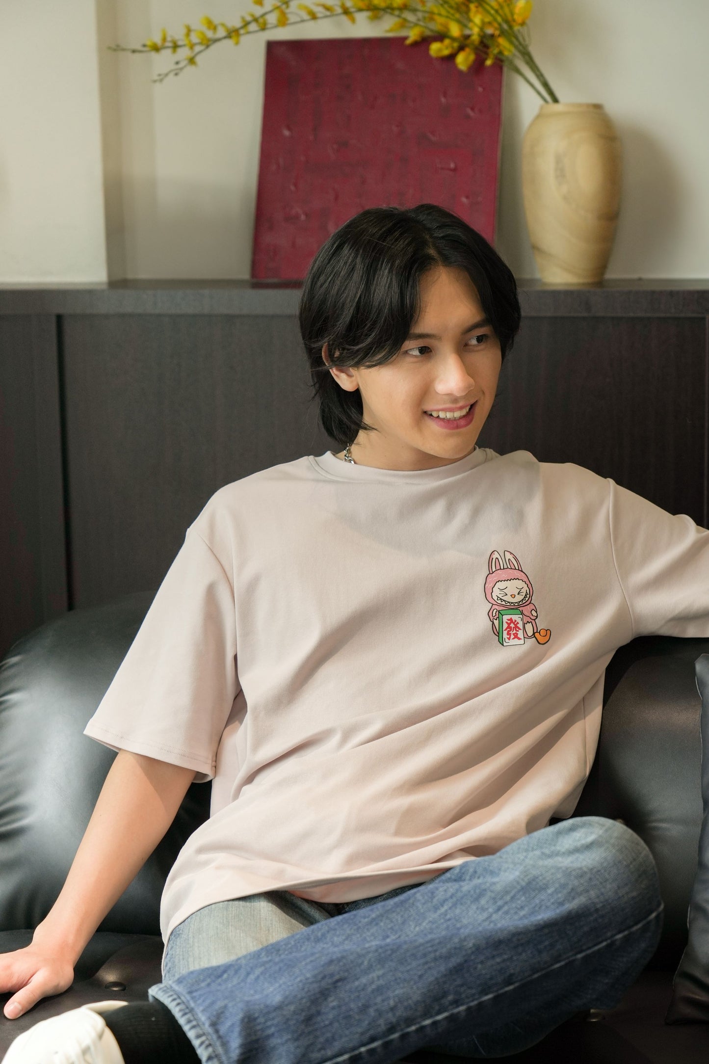 CNY Labubu Top (Adult / Pink)