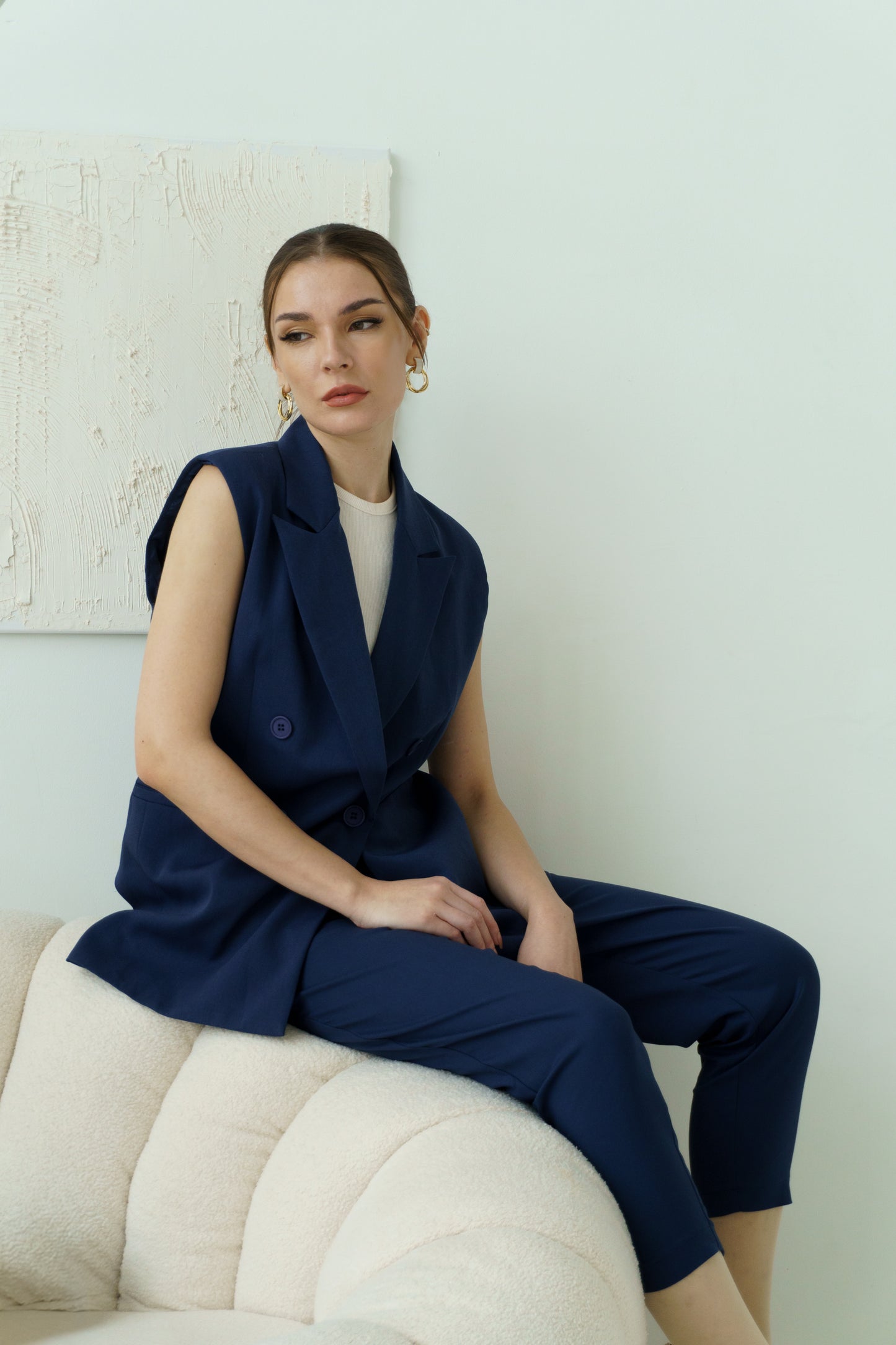 Tapered Pants (Blue)