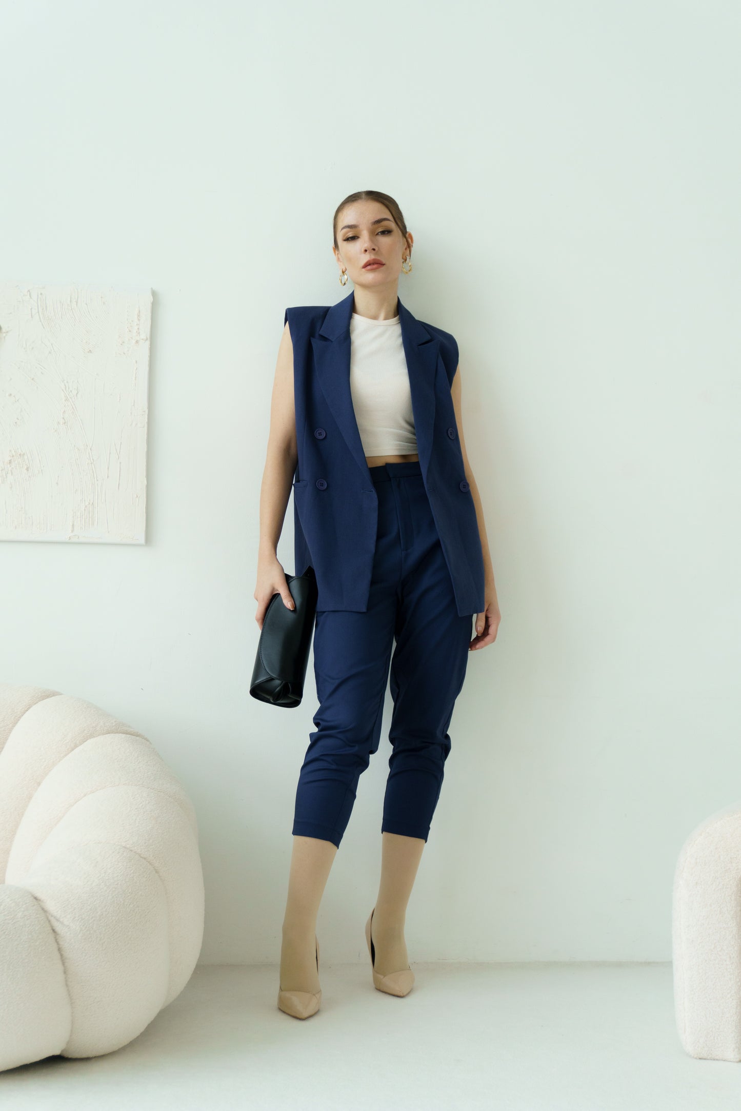 Tapered Pants (Blue)