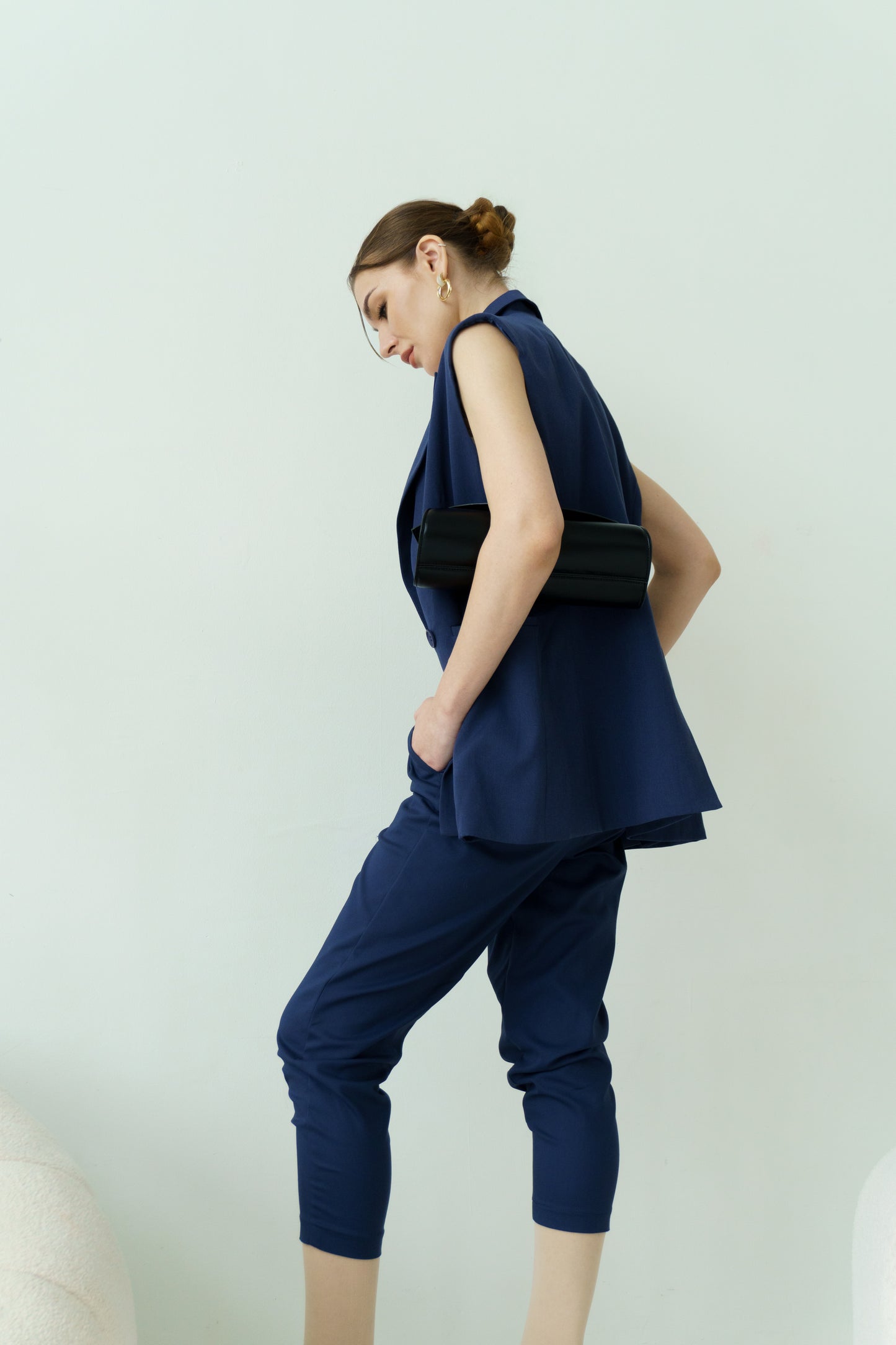 Tapered Pants (Blue)