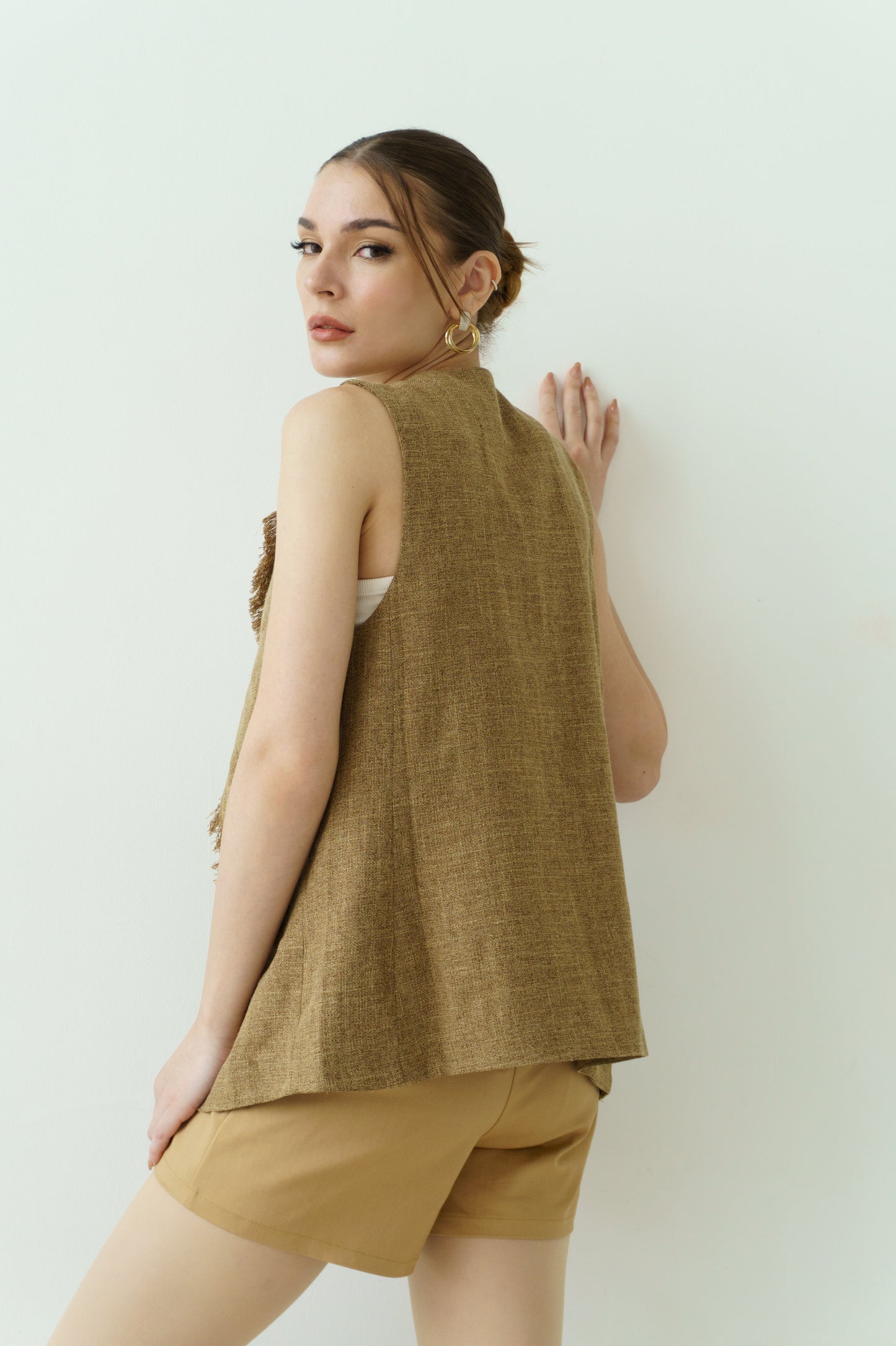 Fringe Cardigan (Cocoa)