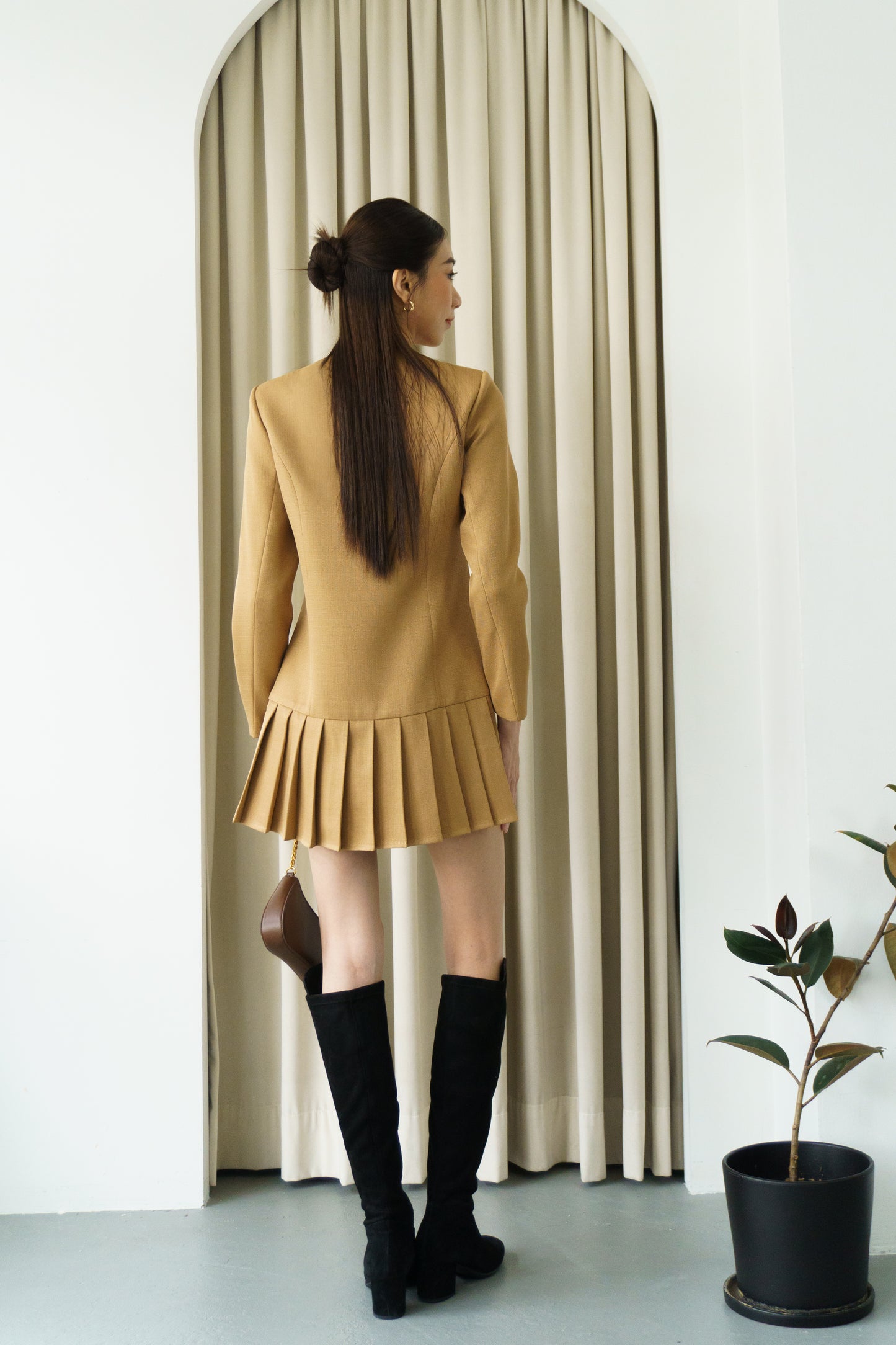 Heiress Dress (Khaki)