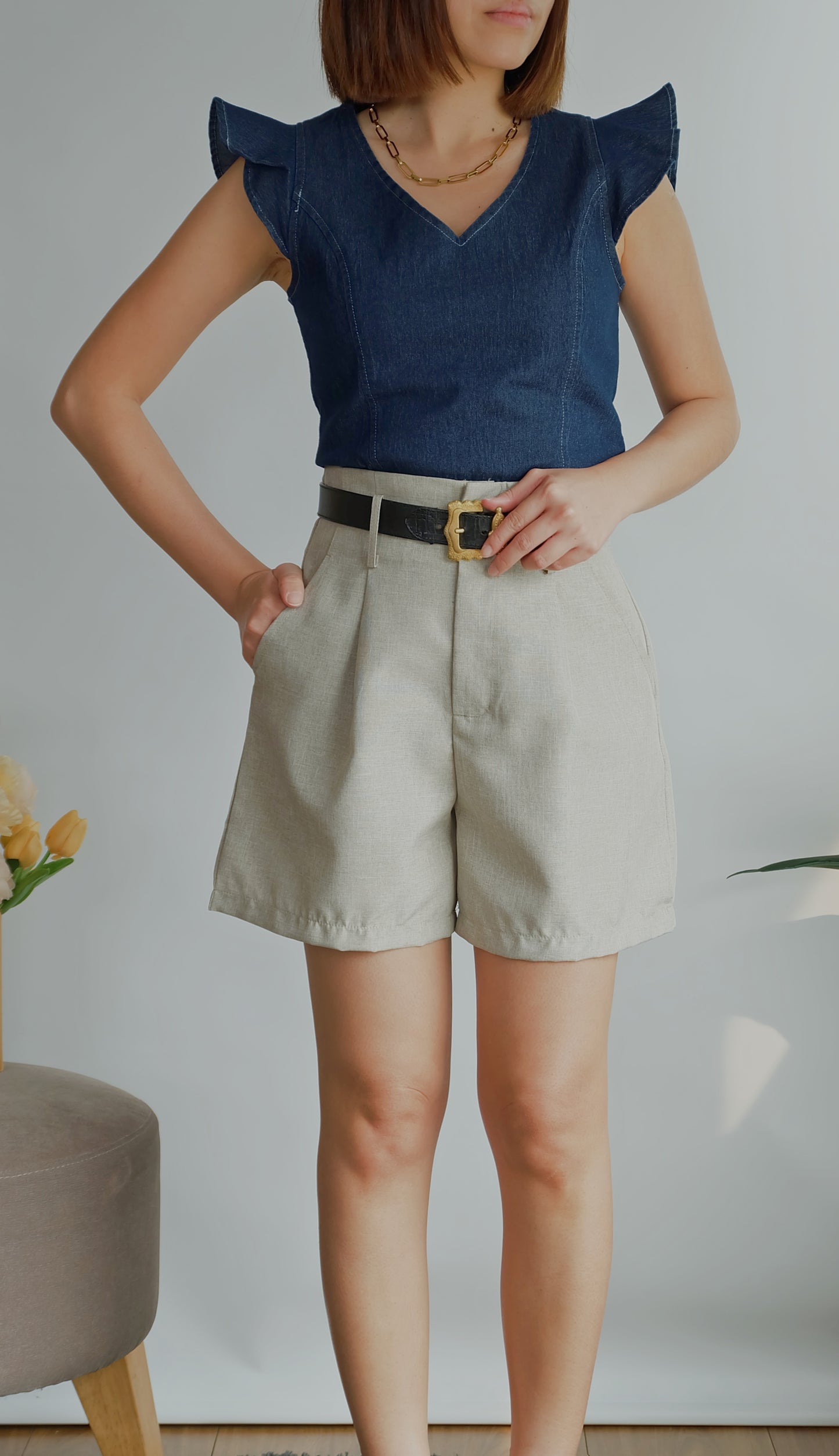 Shae Top (Dark Blue)