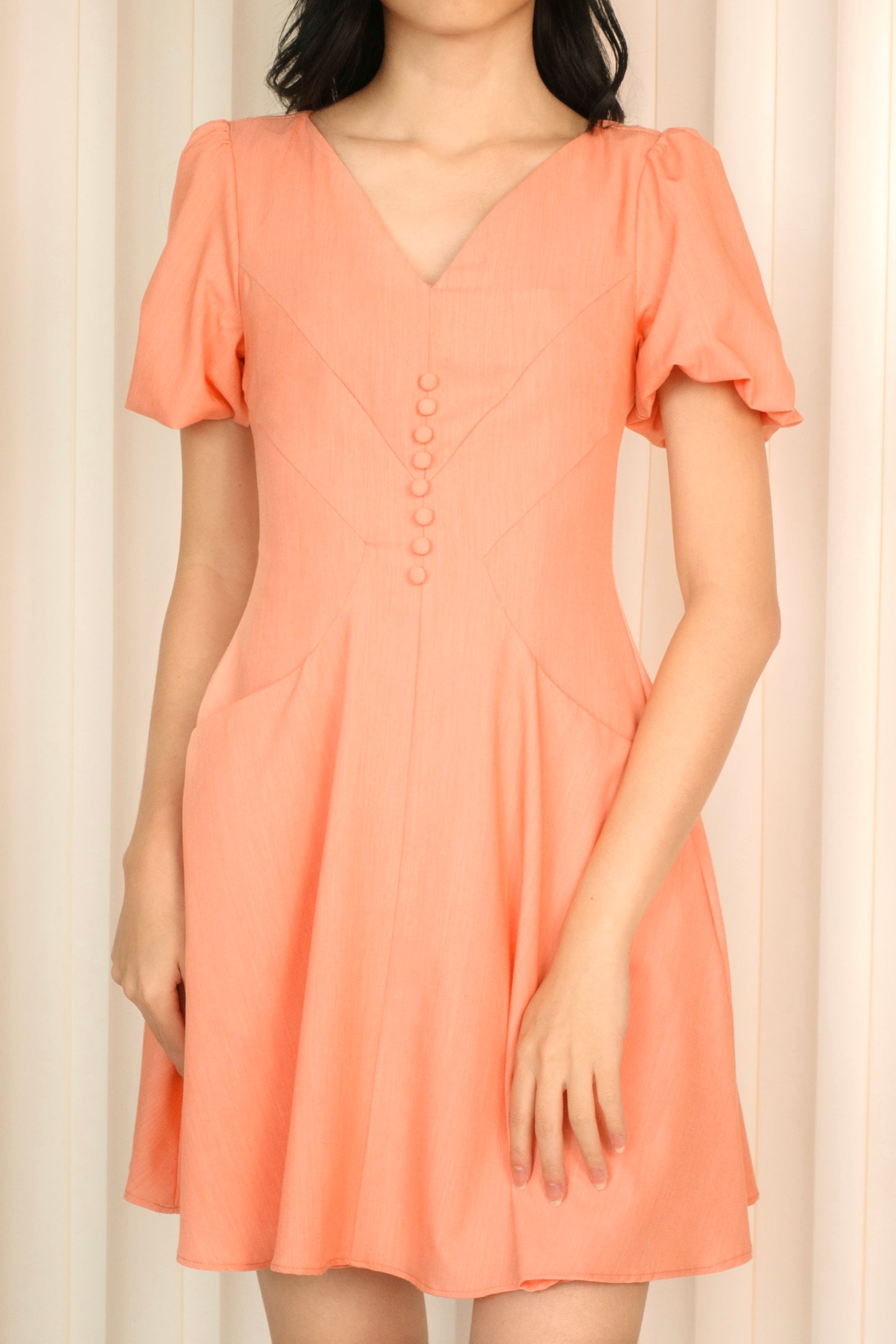Alyssum Dress (Pale orange)