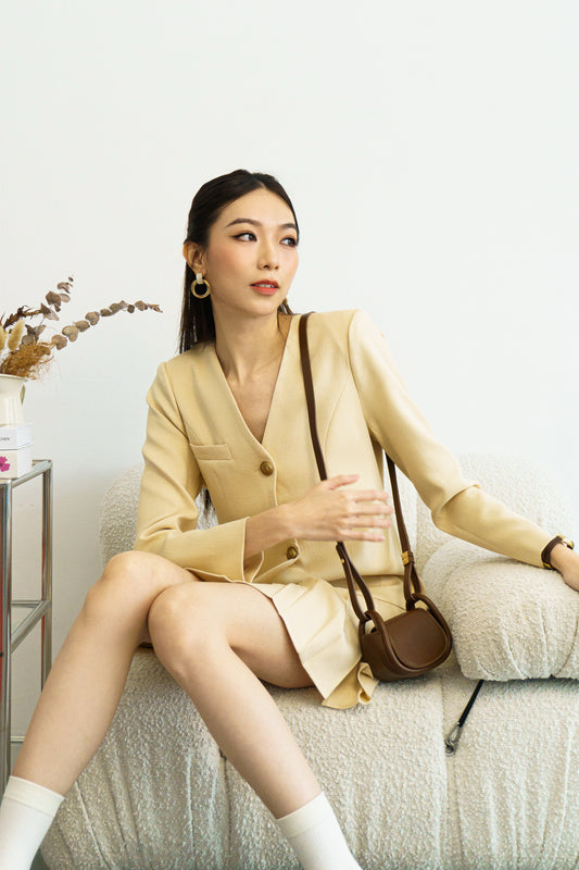 Heiress Dress (Beige)