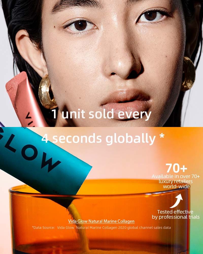 【Member Upgrade】Vida Glow Collagen Liquid Advance 15 sachets*7 packs Free RM30 voucher pack