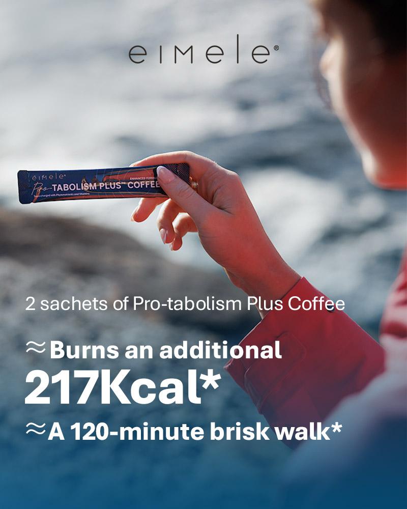 【Member Upgrade】eimele Metabo Coffee Pro*30 sachets/pack *5 Free RM30 Voucher Pack