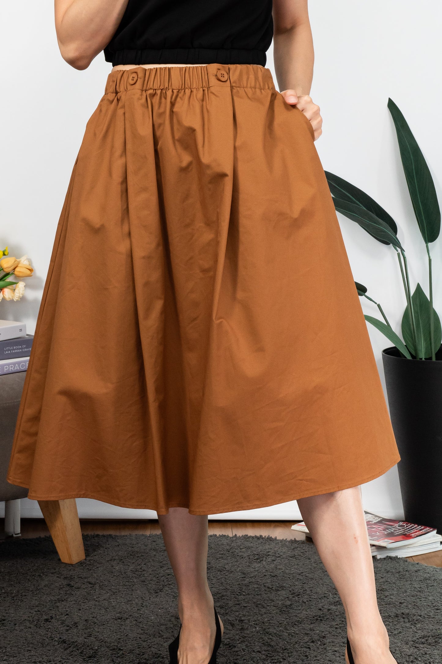 Angelica Skirt (Khaki)