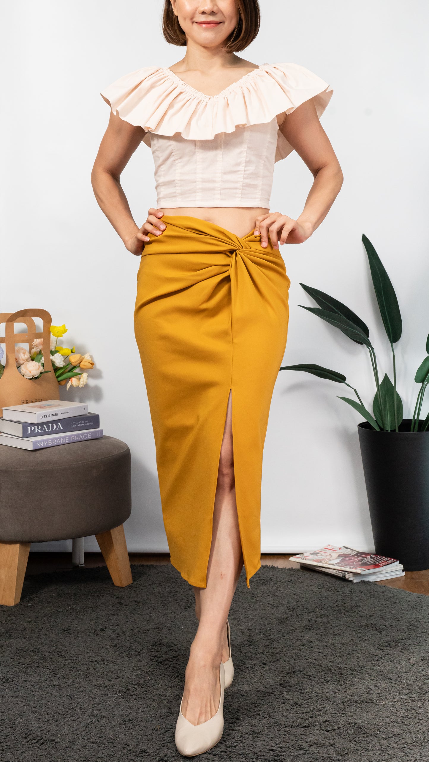 Elyana Skirt (Mustard)
