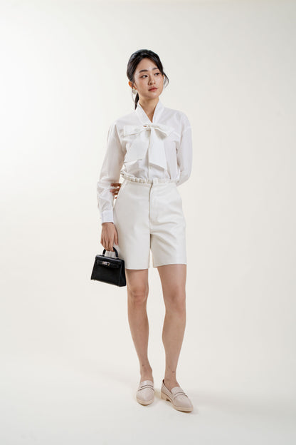 Bow Time Top (White)