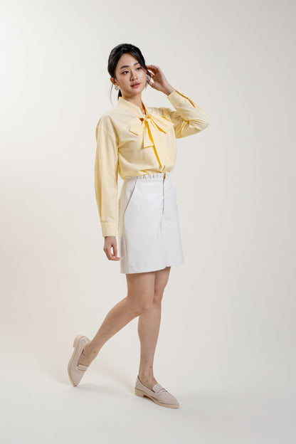 Bow Time Top (Light Yellow)