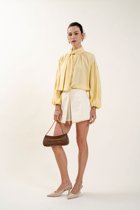 Old Gold Skort(White)