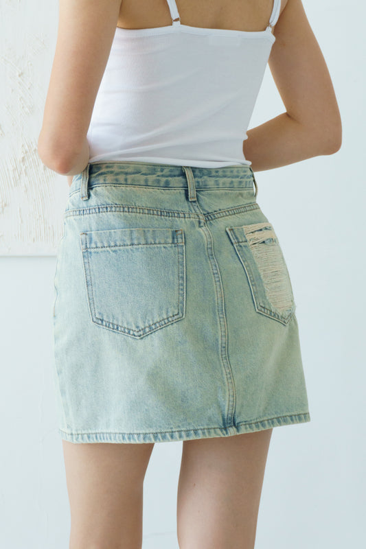 Denim Skirt (Denim Bright)
