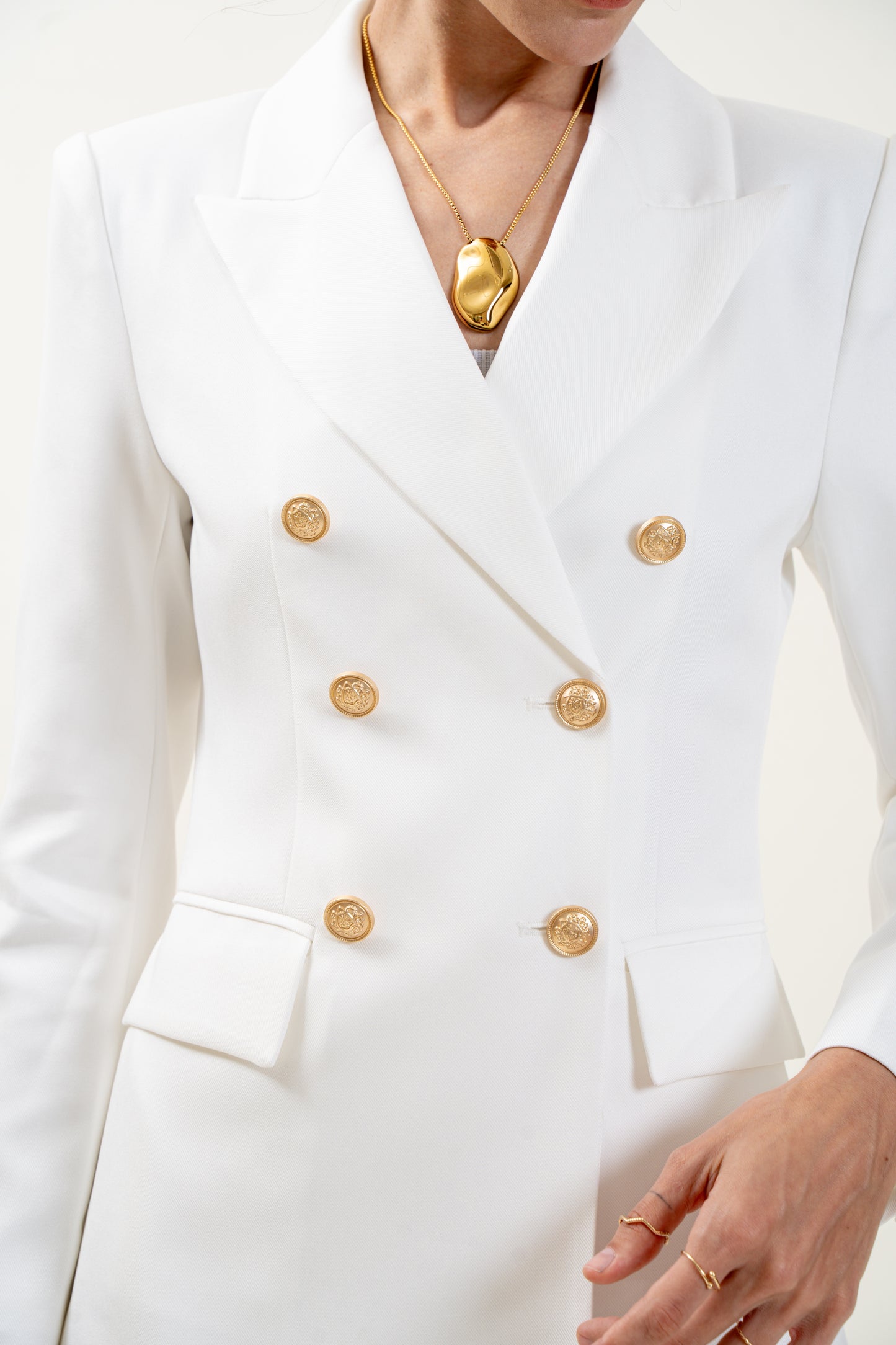 Beaumont Blazer(White) - Pre Order