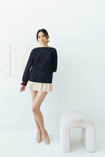 Boho Top (Navy Blue)