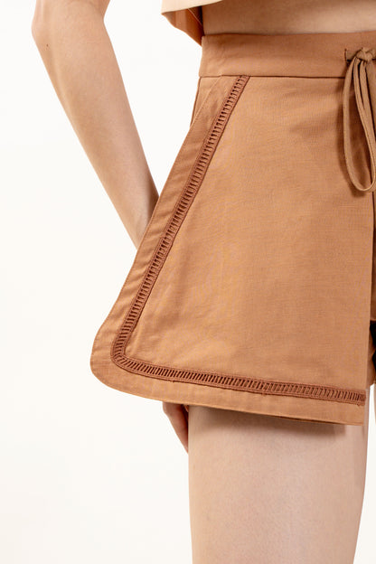 Old Gold Skort(Khaki)