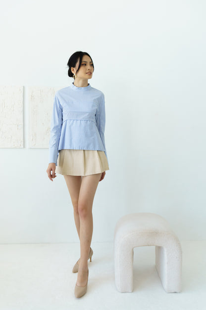 Ocean Striped Top (Blue)