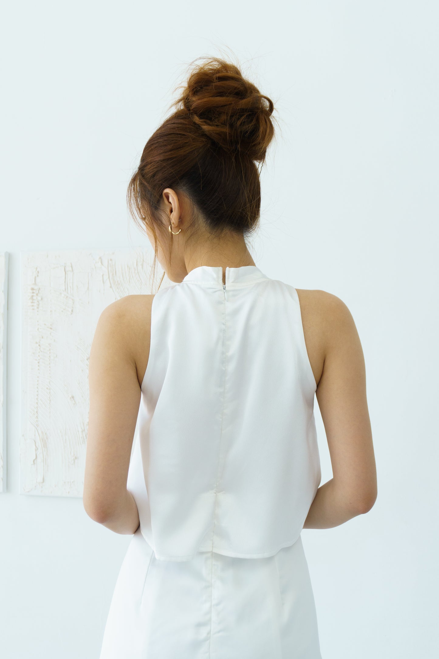 Neo-Chinese Dress (White)