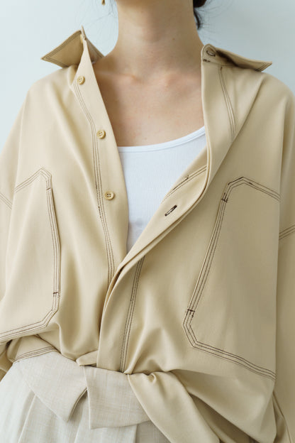 Slouchy Top (Beige)