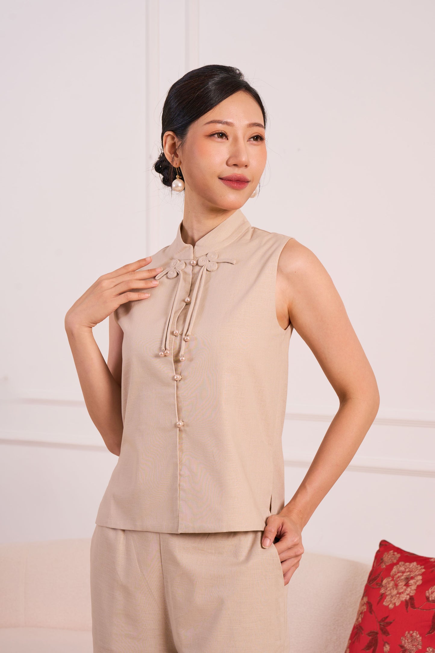 Oriental Knot Set(Beige)