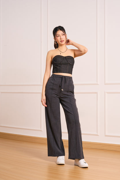 Luna Line Pant(Dark Grey)