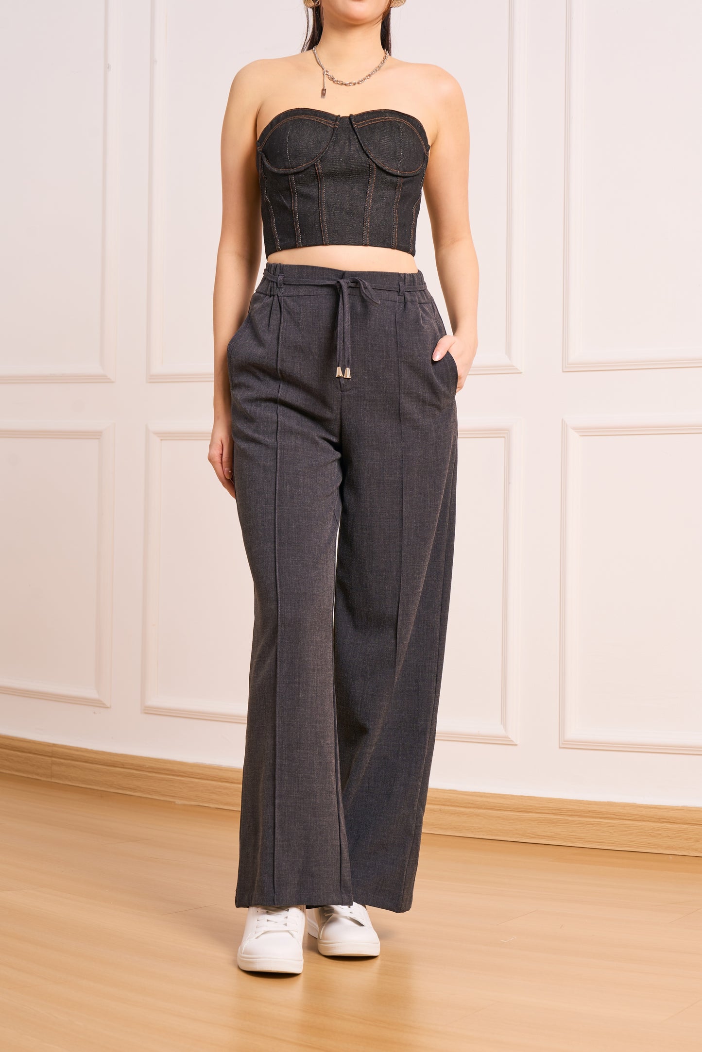 Luna Line Pant(Dark Grey)
