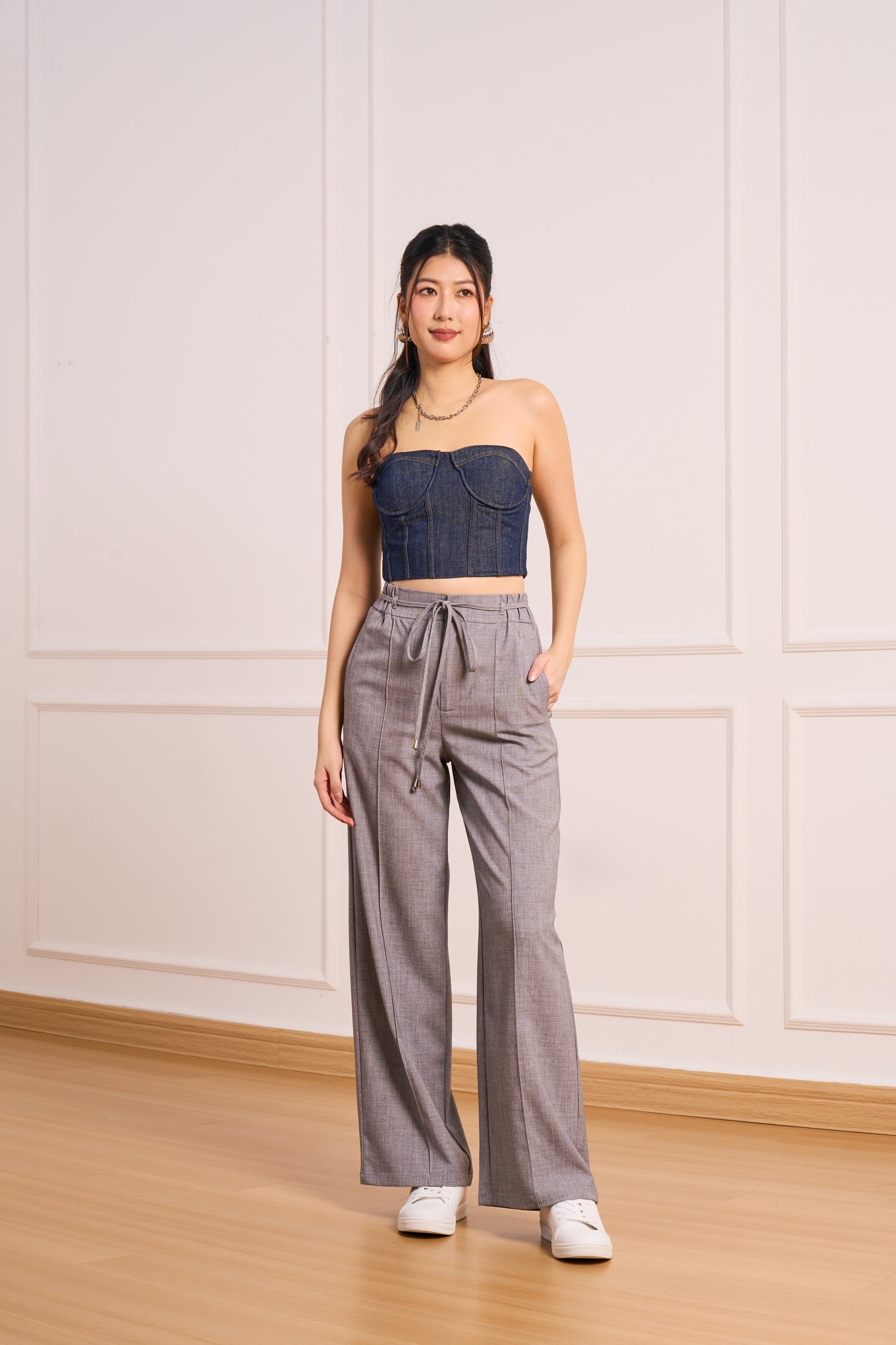 Luna Line Pant(Grey)
