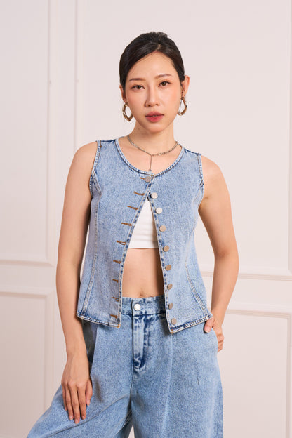 Deno Top(Light Denim)