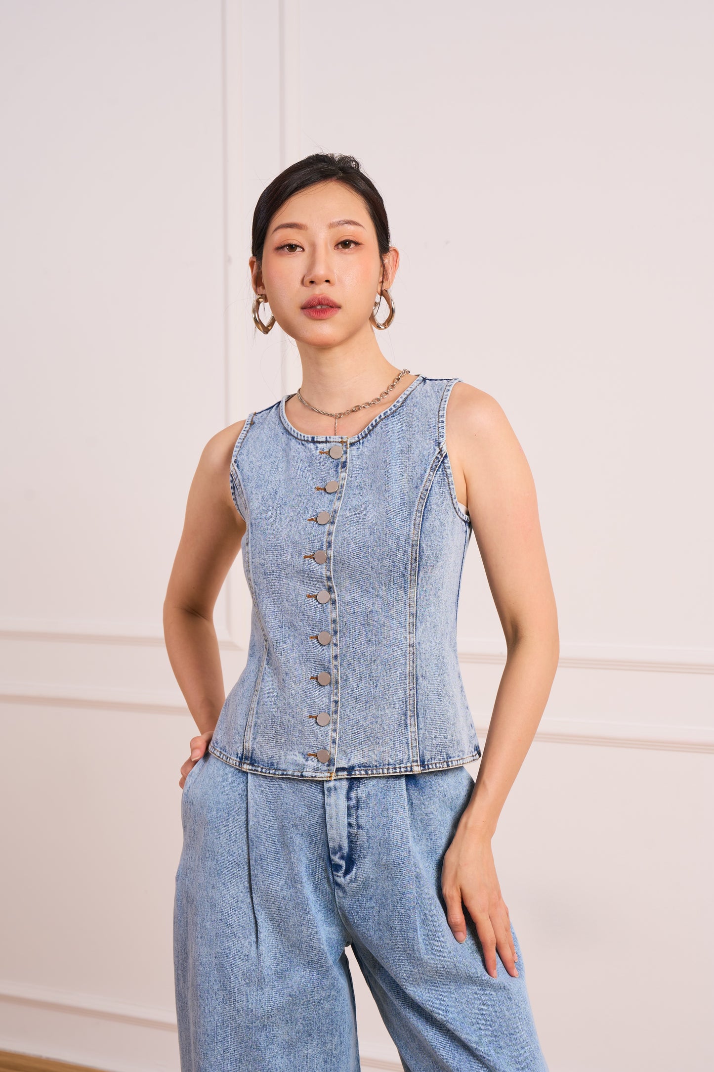 Deno Top(Light Denim)