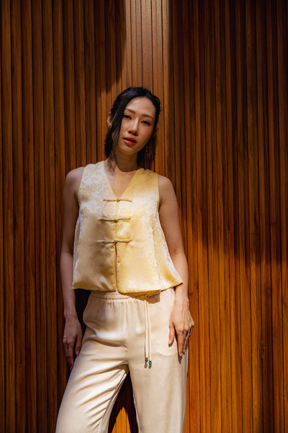 Jade Accent Pant(Yellow)