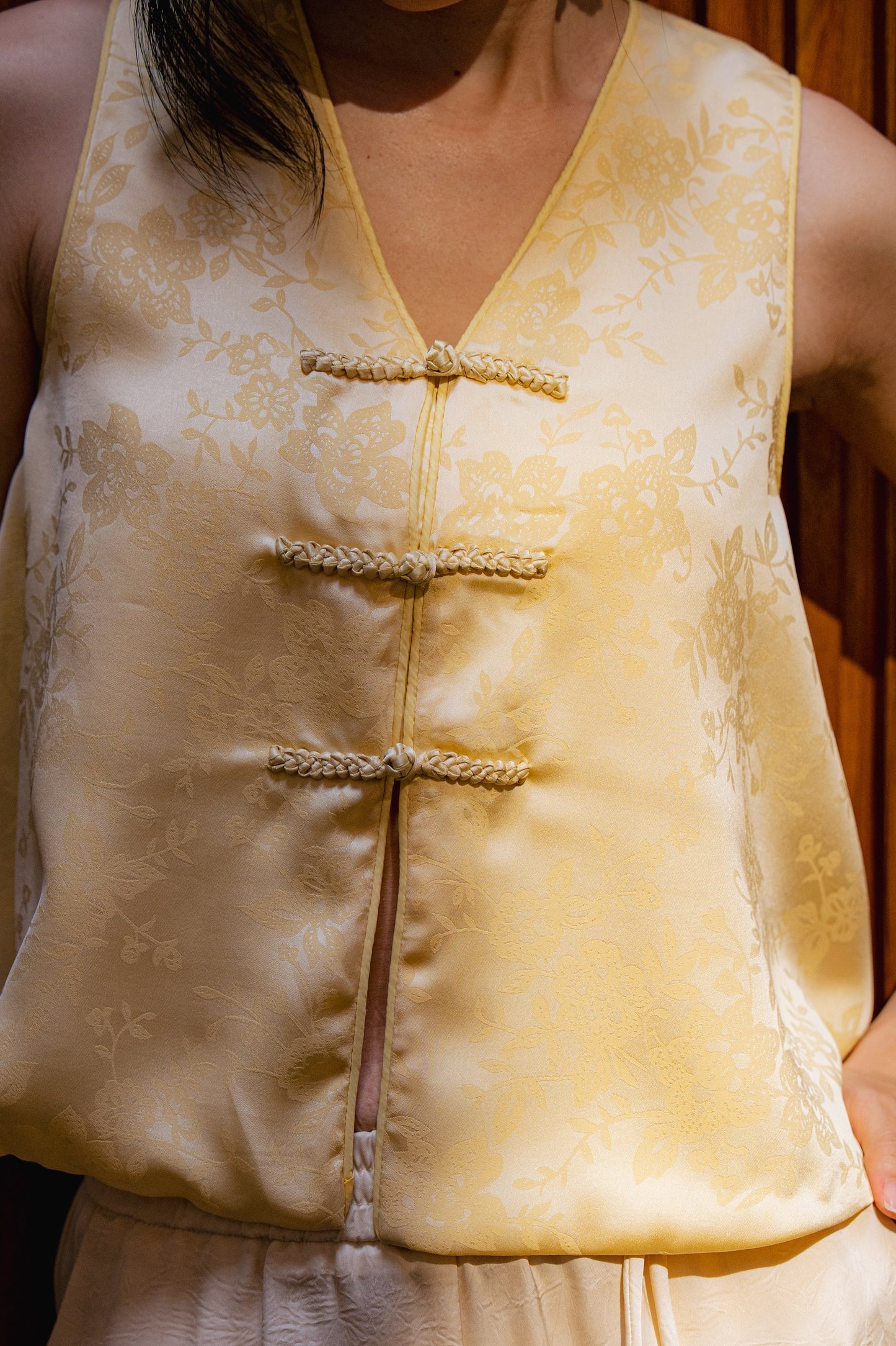 Yun Sleeveless Top(Yellow)