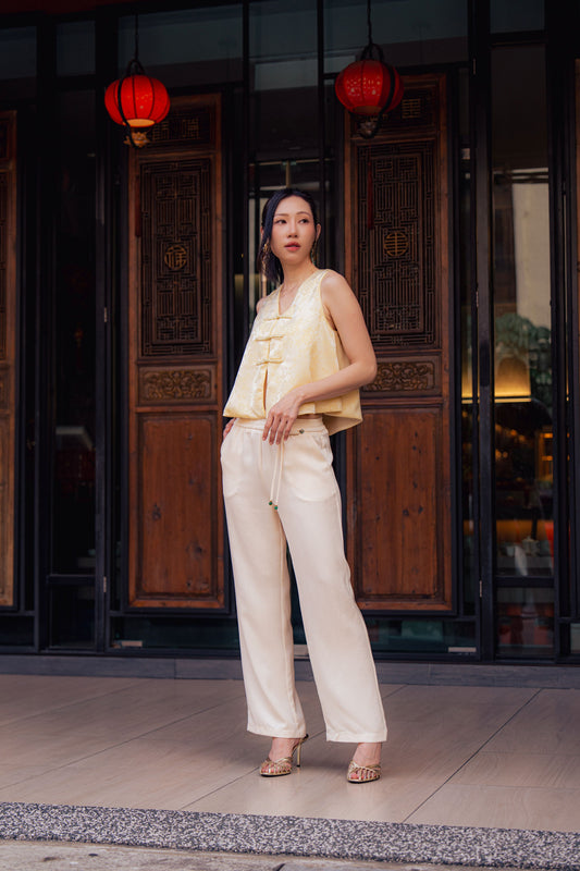 Jade Accent Pant(Yellow)