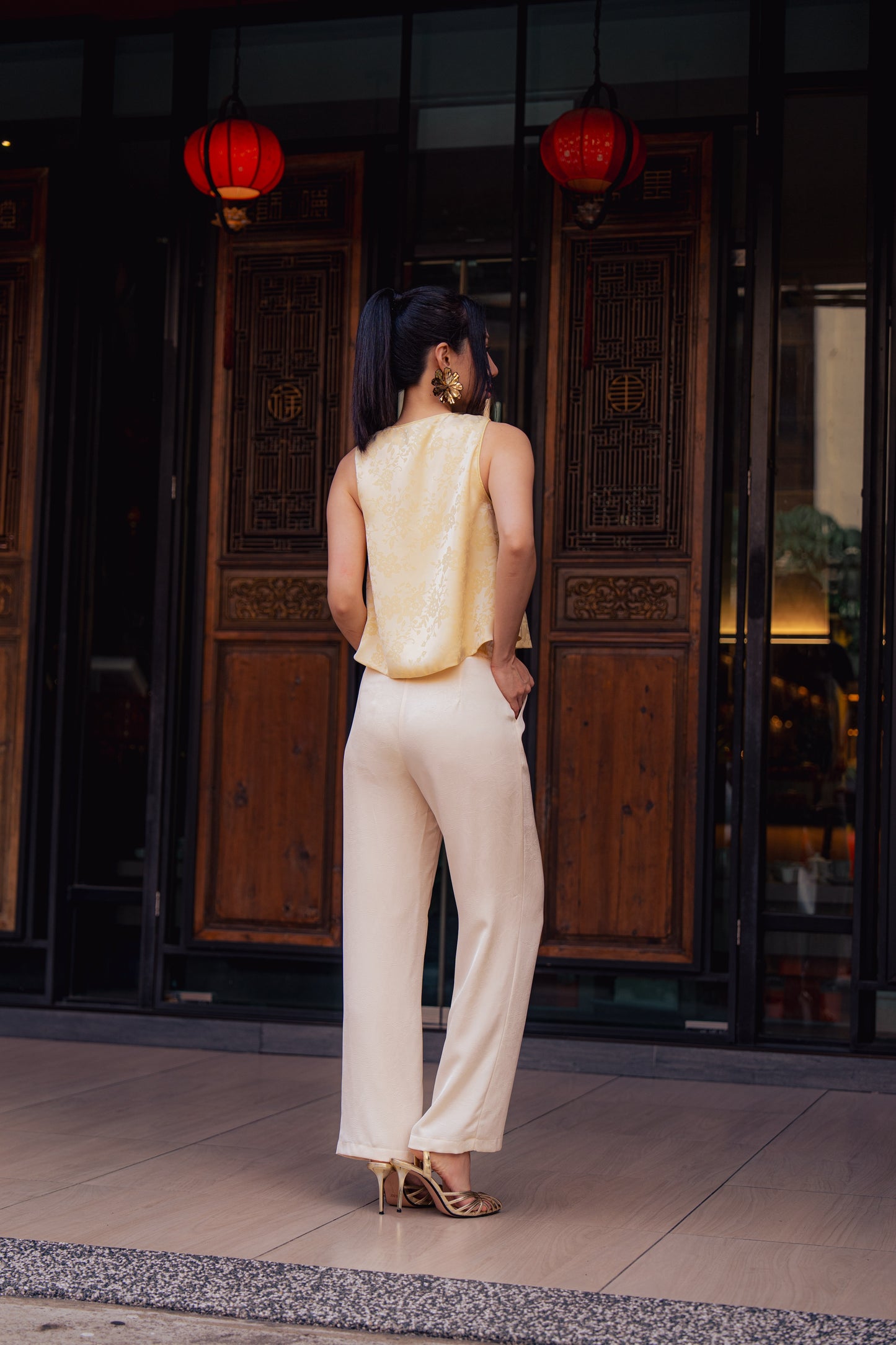 Yun Sleeveless Top(Yellow)