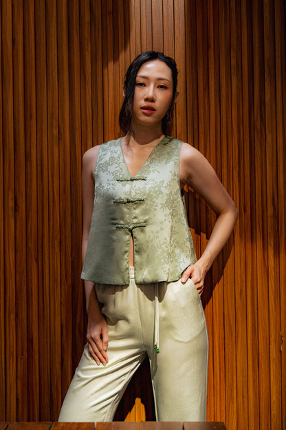 Yun Sleeveless Top(Green)