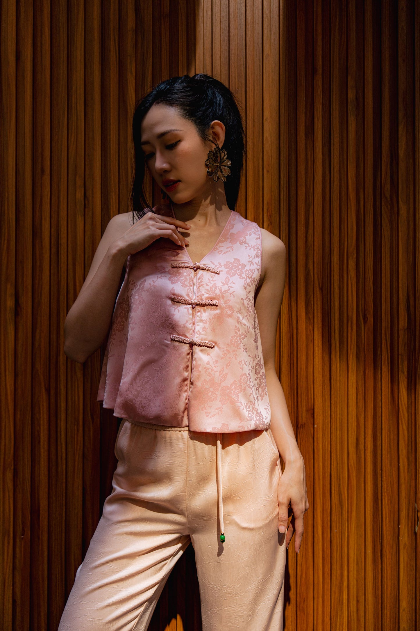 Jade Accent Pant(Pink)