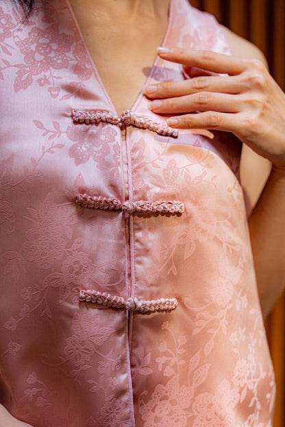 Yun Sleeveless Top(Pink)