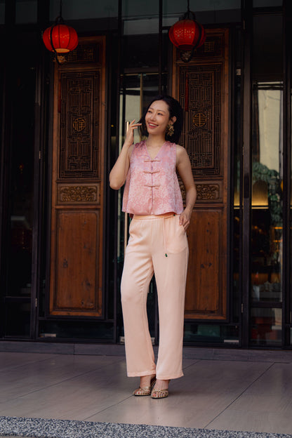 Yun Sleeveless Top(Pink)