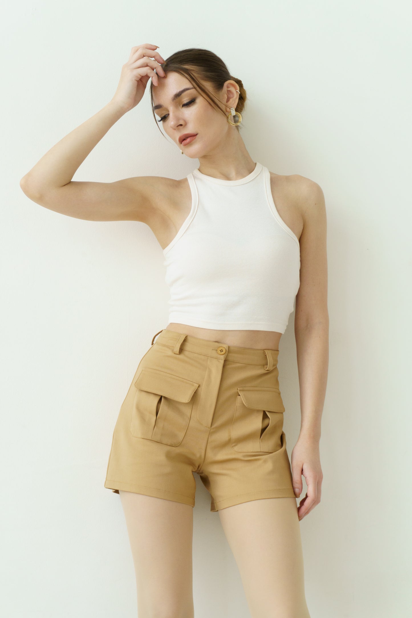 Cargo Shorts Pants (Khaki)