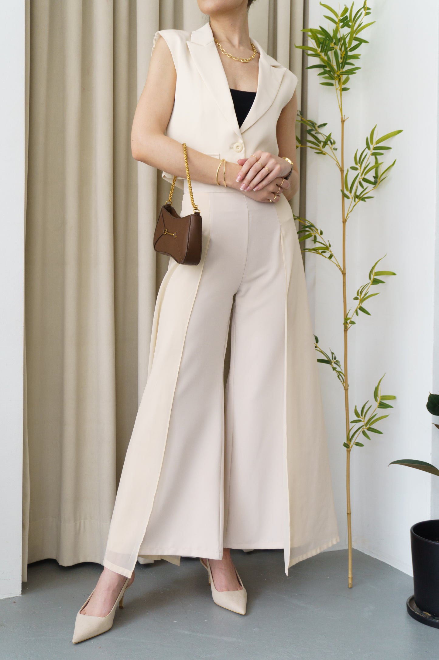 Ethereal Flow Pants (White)